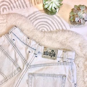 Vintage Levi Straus SilverTab Jean Shorts